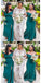 Green Mermaid Off Shoulder Maxi Long Bridesmaid Dresses For Wedding,WG1762
