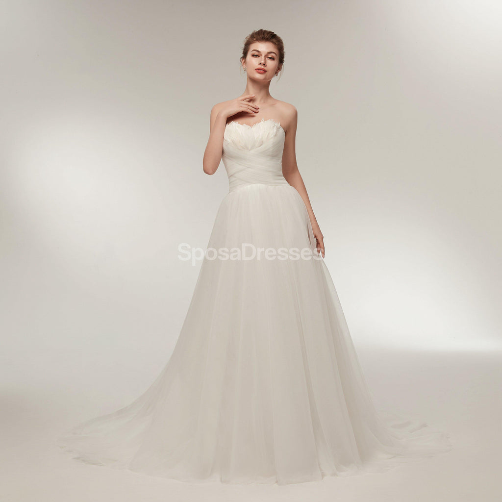 Querida pena simples uma linha de vestidos de noiva baratos on-line, vestidos de noiva baratos, WD563