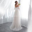 Querida simples ver através do laço A linha de vestidos de casamento baratos on-line, vestidos de noiva exclusivos, WD577