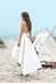 Branco Alta Baixa Simples Vestidos de boas vindas baratos online, CM541
