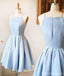 Απλή Ανοιχτή Γαλάζια Μικρή Φθηνή Φτηνά Φορέματα Κάτω Των 100, CM610