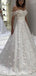 Off Shoulder Α-γραμμή Δαντέλα Long Γάμος σε απευθείας σύνδεση, Φτηνές νυφικά φορέματα, WD531