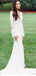 Μακριά Μανίκια Δαντέλα Γοργόνα Ανοικτές Πίσω Προκλητικές του Γάμου Φορέματα σε απευθείας Σύνδεση, Φθηνά Νυφικά Φορέματα Δαντέλα, WD474
