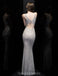 Σέξυ Γοργόνα V Neck Sequin Long Evening Prom Dresses, Evening Party Prom Dresses, 12321