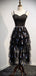 Σπαγγέτι ιμάντες μαύρο φτηνά φορέματα homecoming σε απευθείας σύνδεση, φτηνά κοντά φορέματα prom, CM768
