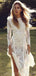 Mangas compridas Laço da Sereia de Longos Vestidos de Casamento On-line, Baratos Vestidos de Noiva, WD532