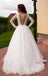 Δείτε Μέσα από μακρυμάνικο δαντέλα A-line Custom Wedding Bridal Dresses, WD284