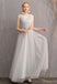 Φως Γκρι Μήκους Δάπεδο Παραπλανημένα Φθηνά Φορέματα Παράνυμφων Online, WG545