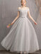 Φως Γκρι Μήκους Δάπεδο Παραπλανημένα Φθηνά Φορέματα Παράνυμφων Online, WG545