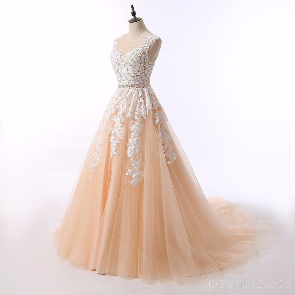 Uma Linha Lace Beaded Ball Gown Evening Prom Dresses, Popular Sweet 16 Party Prom Dresses, Custom Long Prom Dresses, Cheap Formal Prom Dresses, 170