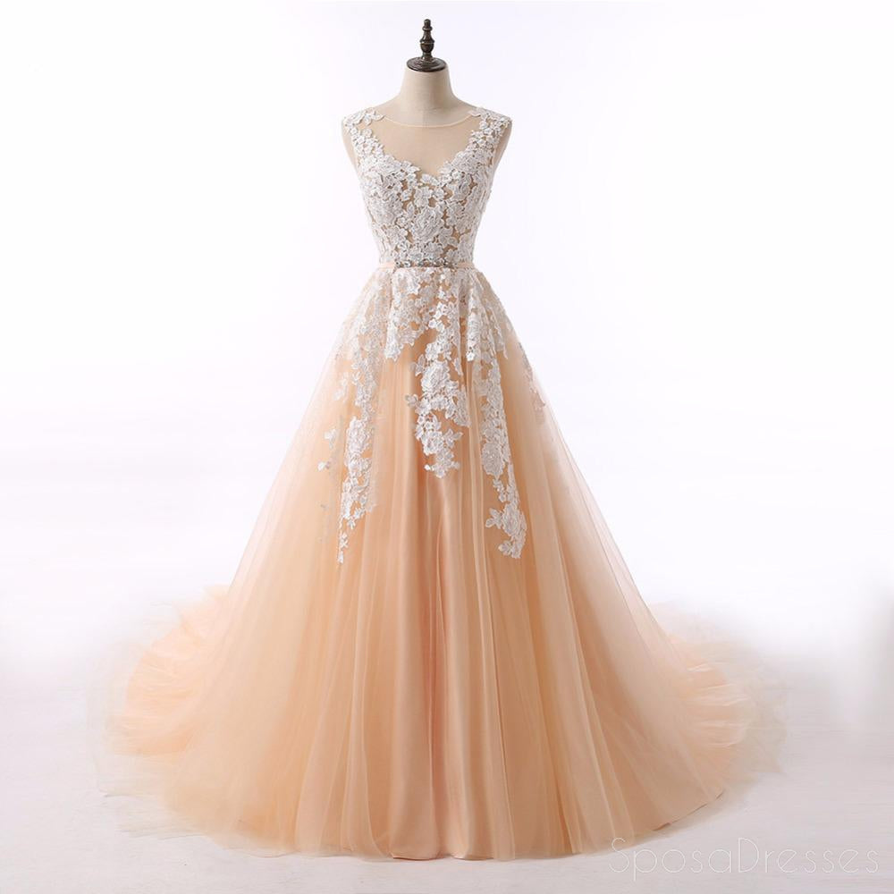 Uma Linha Lace Beaded Ball Gown Evening Prom Dresses, Popular Sweet 16 Party Prom Dresses, Custom Long Prom Dresses, Cheap Formal Prom Dresses, 170