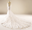 Vestidos de casamento castigados de renda de manga longa, vestidos de casamento personalizados, vestidos de noiva de casamento acessíveis, WD228