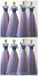Azul rosa tule até o chão incompatíveis baratos dama de honra vestidos on-line, WG539