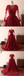 Long Sleeves Lace Dark Red Evening Prom Φορέματα, Φτηνές Προσαρμοσμένα Γλυκά 16 Φορέματα, 18533
