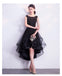 Μαύρο Λαβράκι "Υψηλή Χαμηλή Δαντέλα Φτηνές Φορέματα Homecoming σε απευθείας Σύνδεση, Φθηνά Σύντομη Φορέματα Prom, CM779