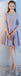 Καλοκαιρινό γκρι κοντό αναντιστοιχία Φθηνά φορέματα παράνυμφων σε απευθείας σύνδεση, WG507