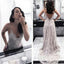 Sexy V-Back Lace Prom Dresses, Popular Backless Tulle Prom Dress, vestido de noiva, WD0128