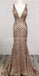 Προκλητικά Backless Sequin Φορέματα Χορού Βραδιού Γοργόνων Μακριά, Φορέματα Χορού Κόμματος Βραδιού, 12221