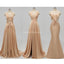 Σέξυ Αντιστοιχισμένη Φορέματα Μακρυμάνικη Παράνυμψη με Χρυσή, WG229