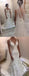V Neck Backless Lace Γοργόνα Φορέματα Νυφικά Online, Φθηνά Νυφικά, WD530