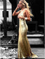 Querida pescoço ouro lantejoulas uma linha barato longo Evening Prom Dresses, Evening Party Prom Dresses, 12350