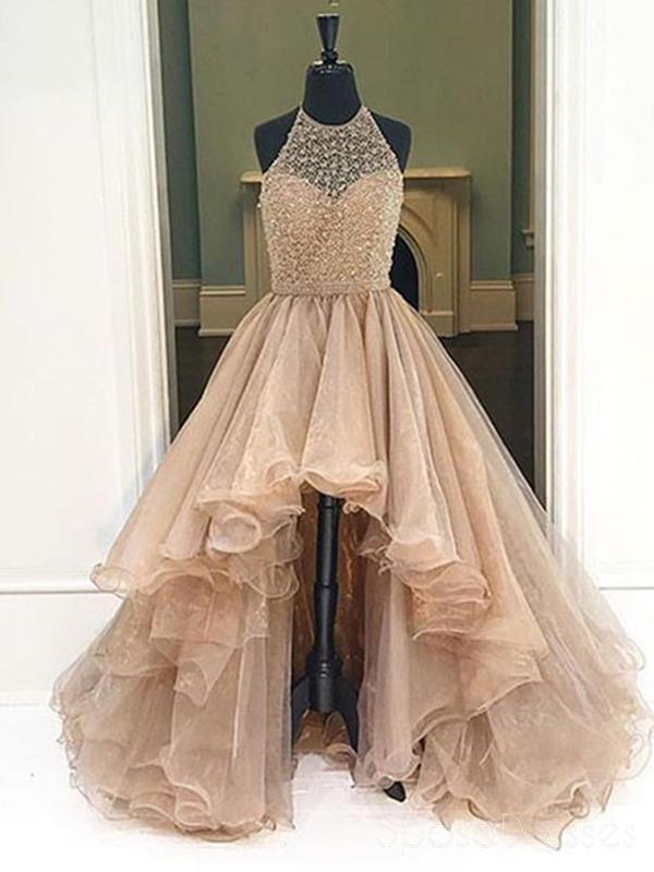 Υψηλή Χαμηλή Φορέματα Prom Βραδιού, Συνήθεια Μακριά Φορέματα Prom, Φτηνές Επίσημα Φορέματα Prom, 17060