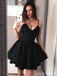Spahgetti Straps Black Cheap Homecoming Dresses Online, CM723